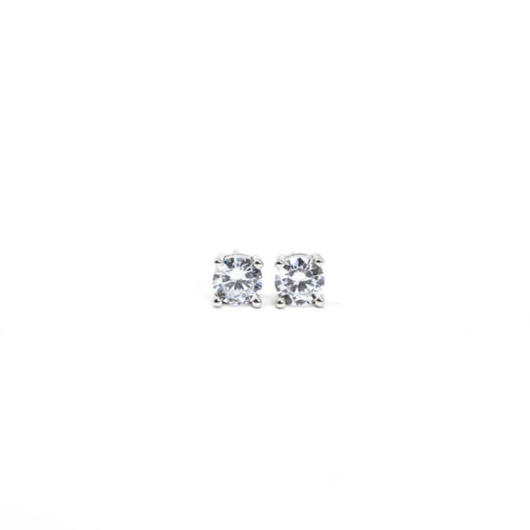 Sparkle Sterling Silver Earrings