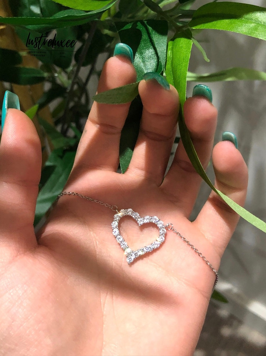 Scarlett Sterling Silver Heart Necklace