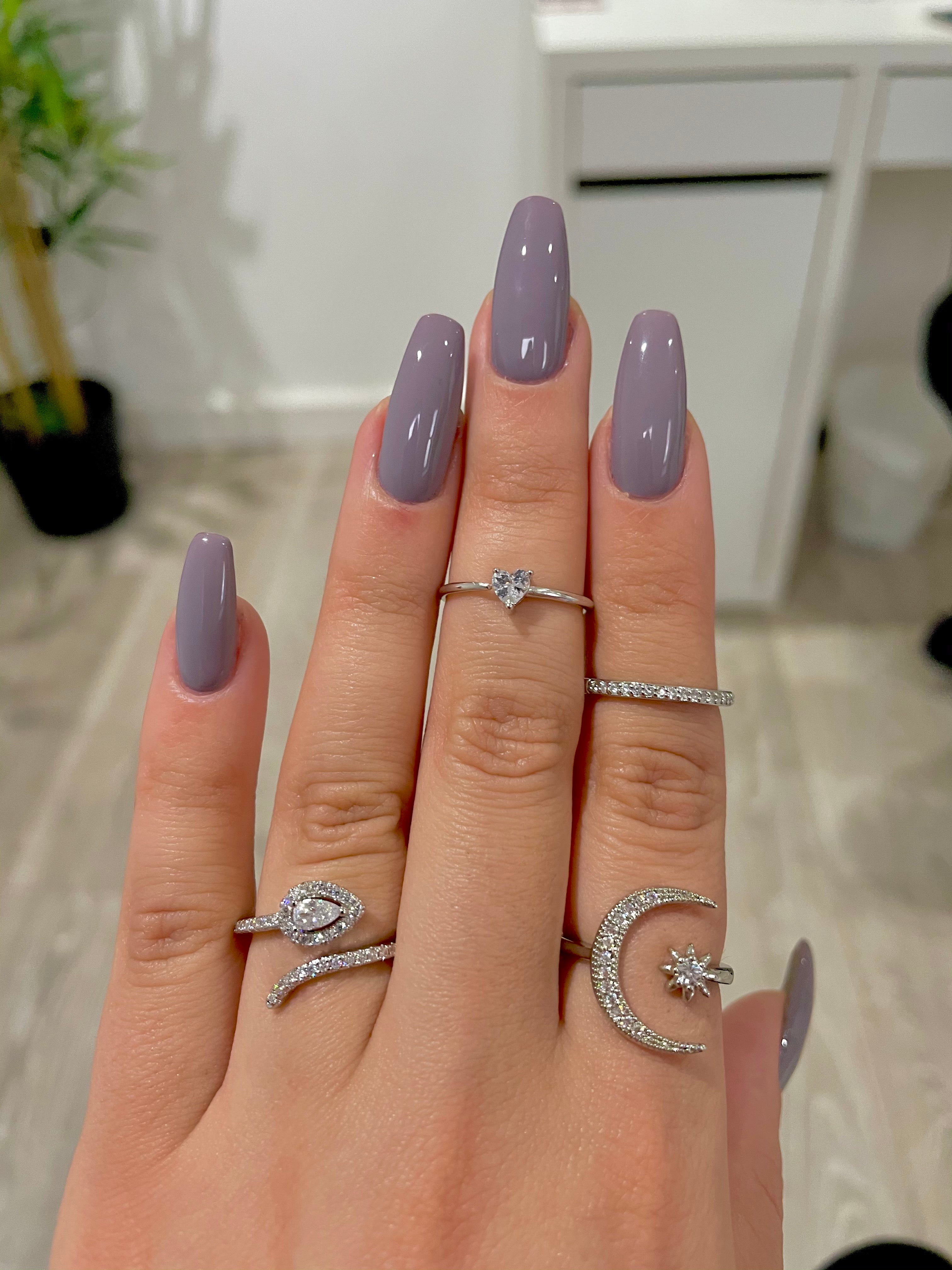 Femme Sterling Silver Adjustable Ring