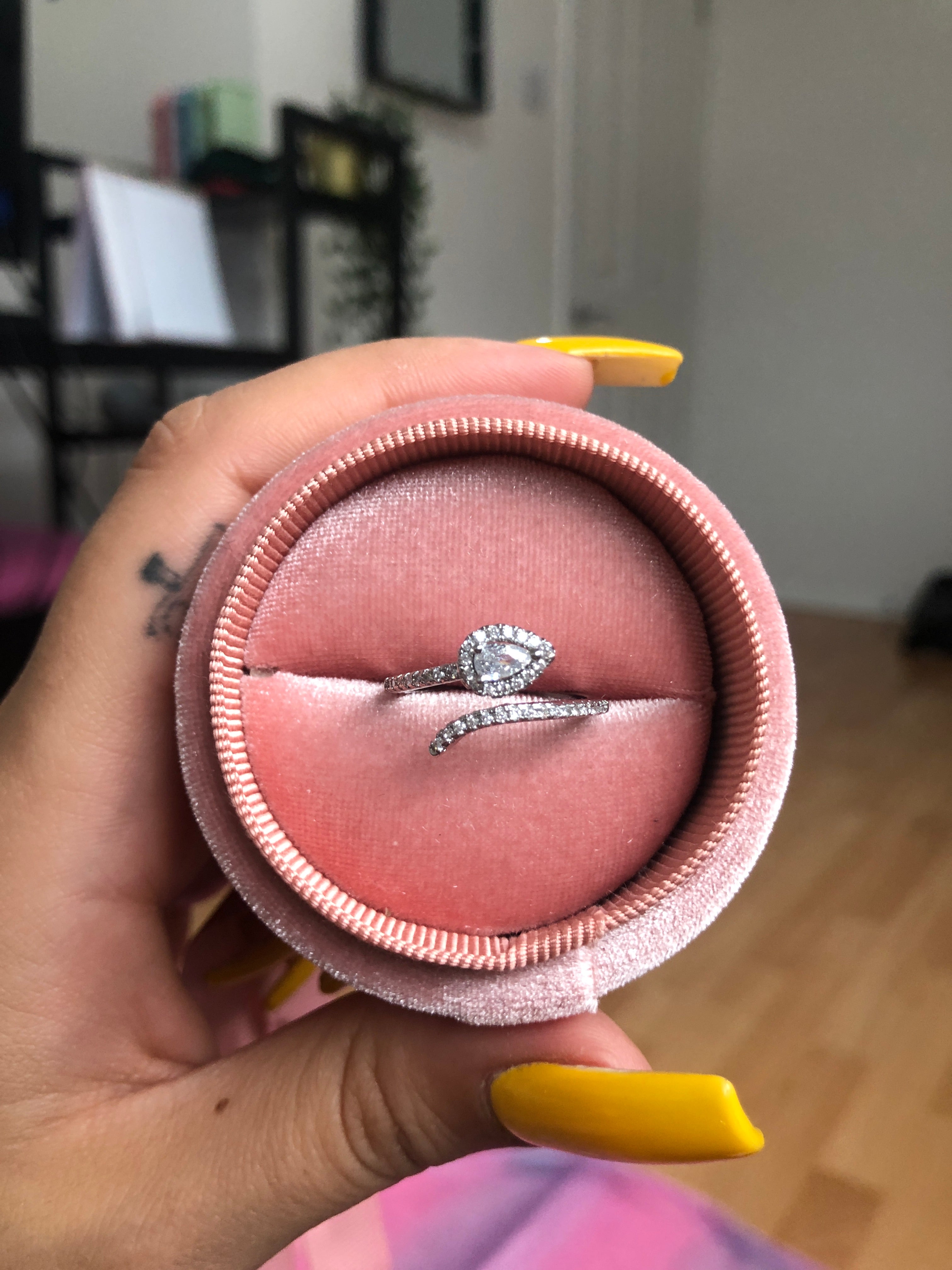 Femme Sterling Silver Adjustable Ring